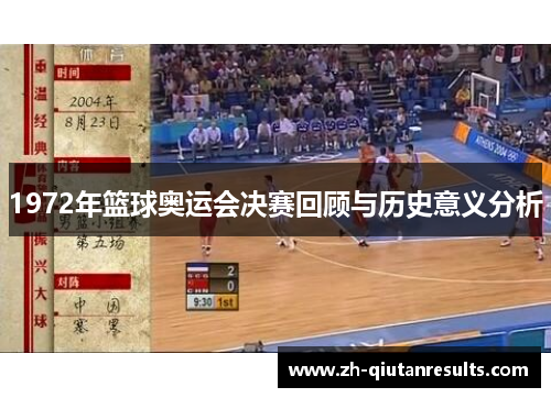1972年篮球奥运会决赛回顾与历史意义分析